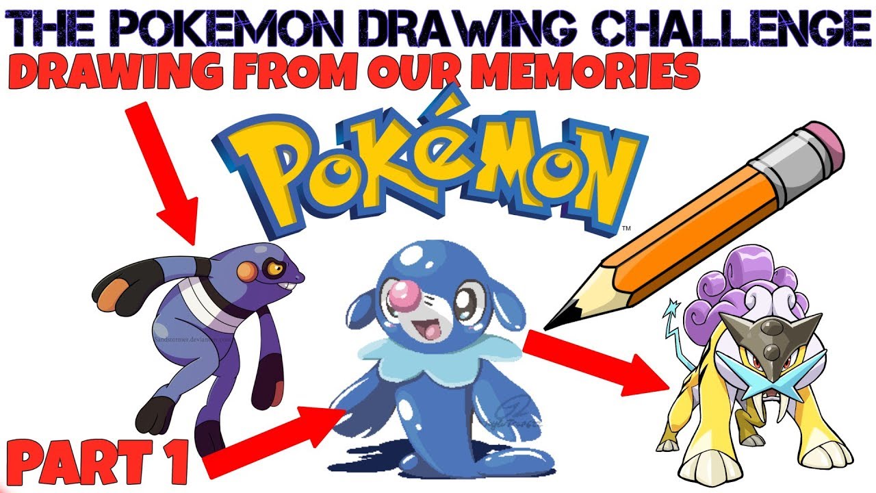 1280x720 The Ultimate Pokemon Drawing Challenge! Funny Moments
