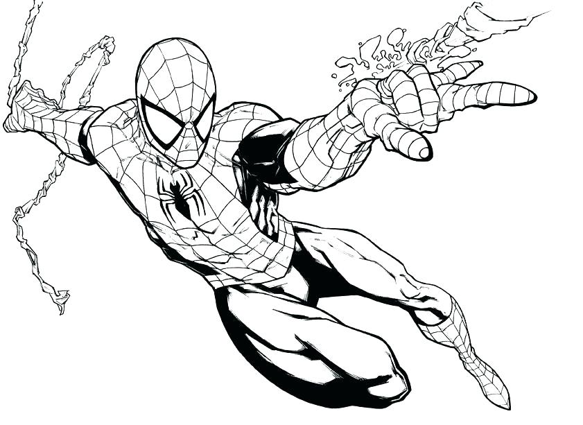 841x613 Spiderman The Lizard Coloring Pages Full Size Of Amazing Spider
