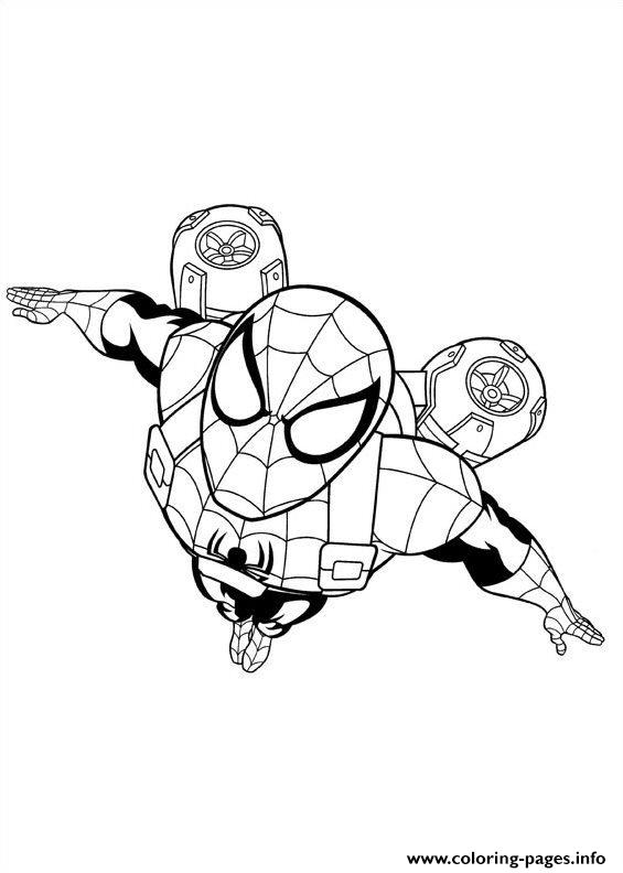565x792 Ultimate Spider Man Coloring Pages Printable