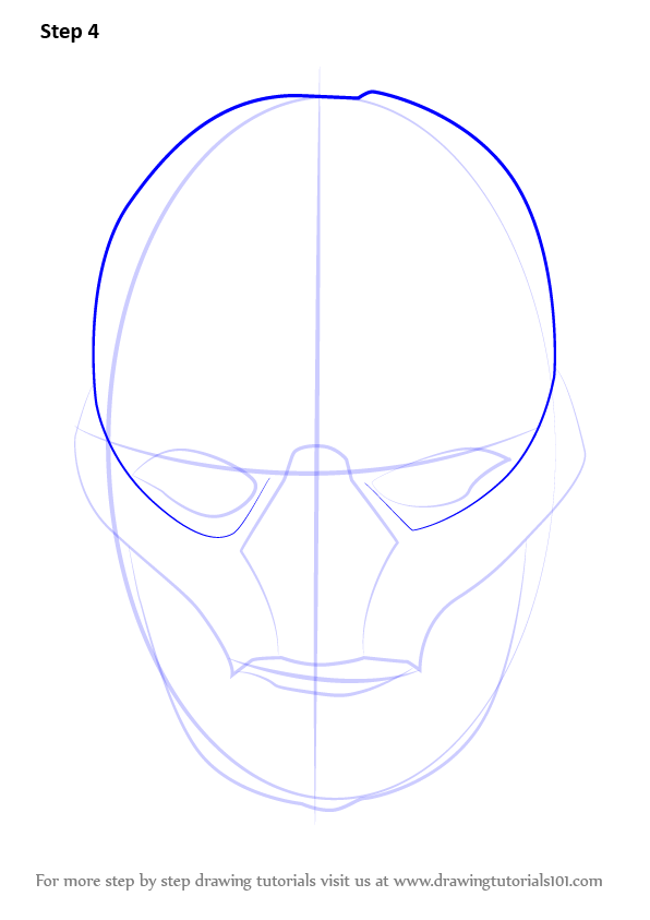 596x843 Learn How To Draw Ultron Face