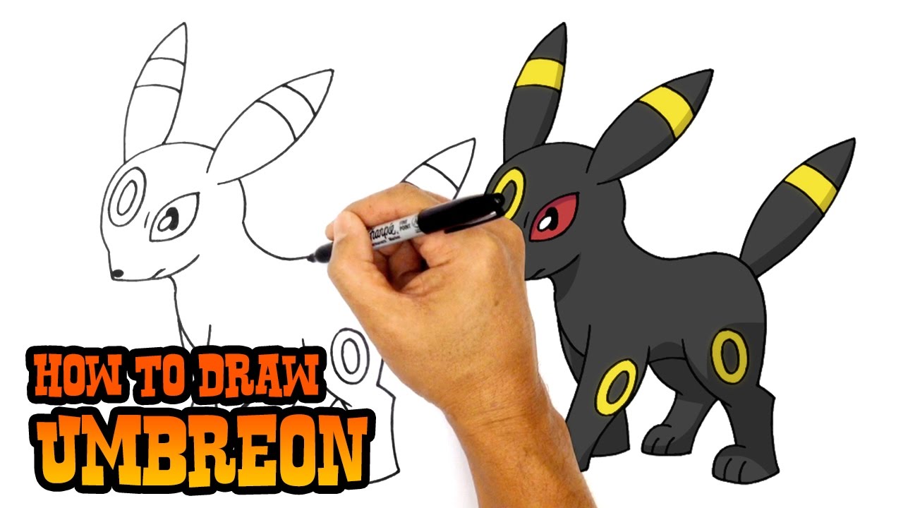 1280x720 How To Draw Pokemon Umbreon