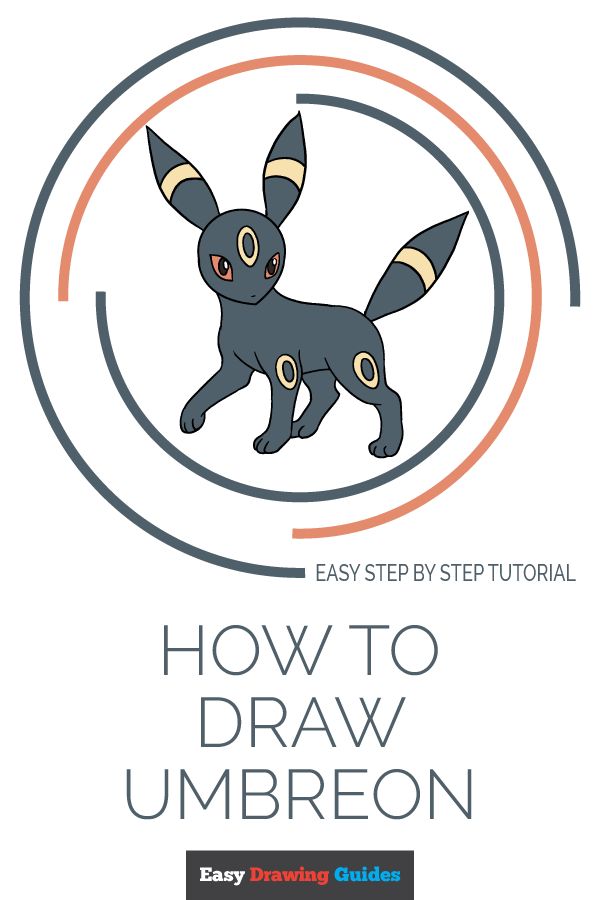 600x900 How To Draw Umbreon From Really Easy Drawing Tutorial