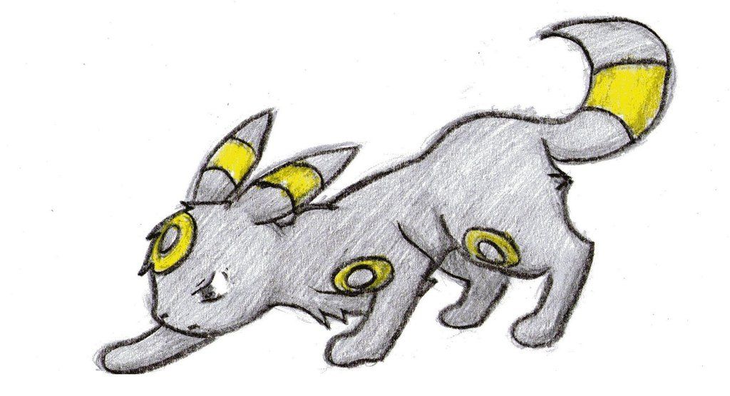 1024x555 Simple Umbreon Drawing