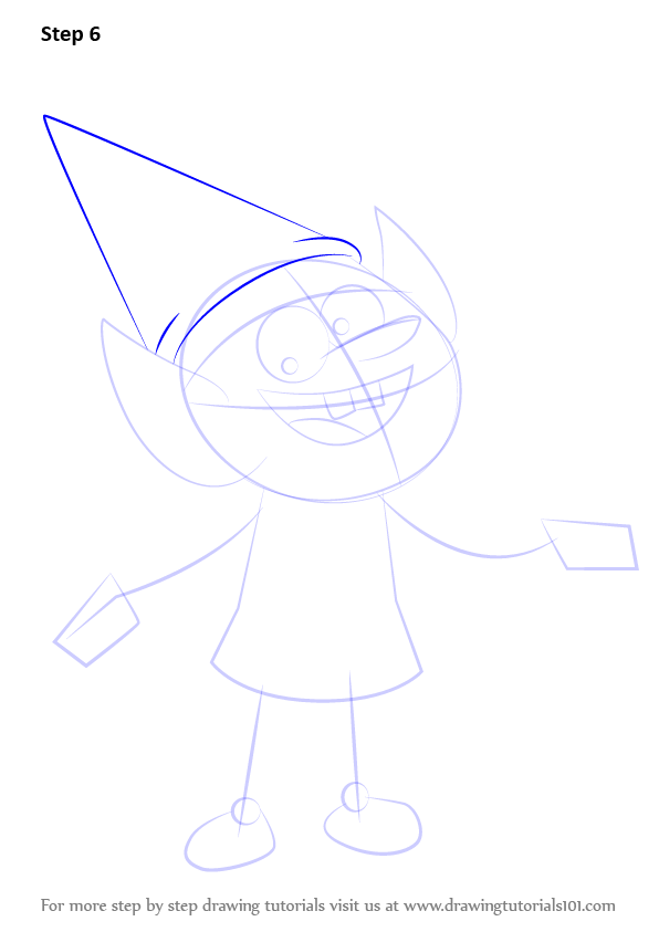 596x843 Learn How To Draw Elf Leader From Uncle Grandpa