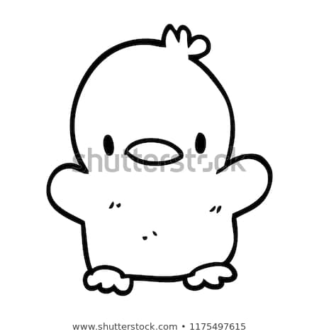 450x470 Huge Collection Of 'baby Duck Drawing' Download More Than