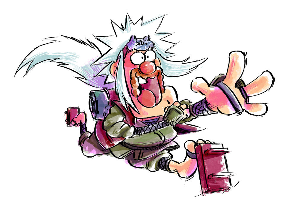 1024x724 Uncle Grandpa As Jiraya