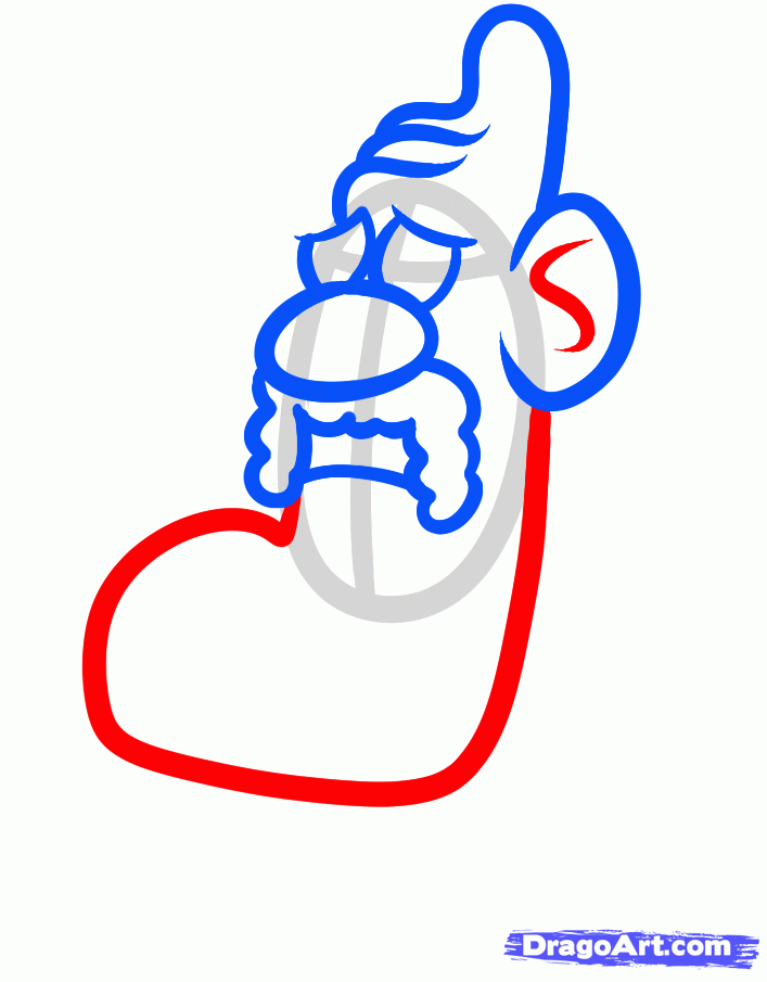 707x905 Draw Uncle Grandpa, Step