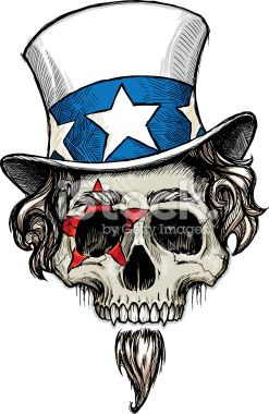 247x380 Uncle Sam Skull Reapers Creepers Musik