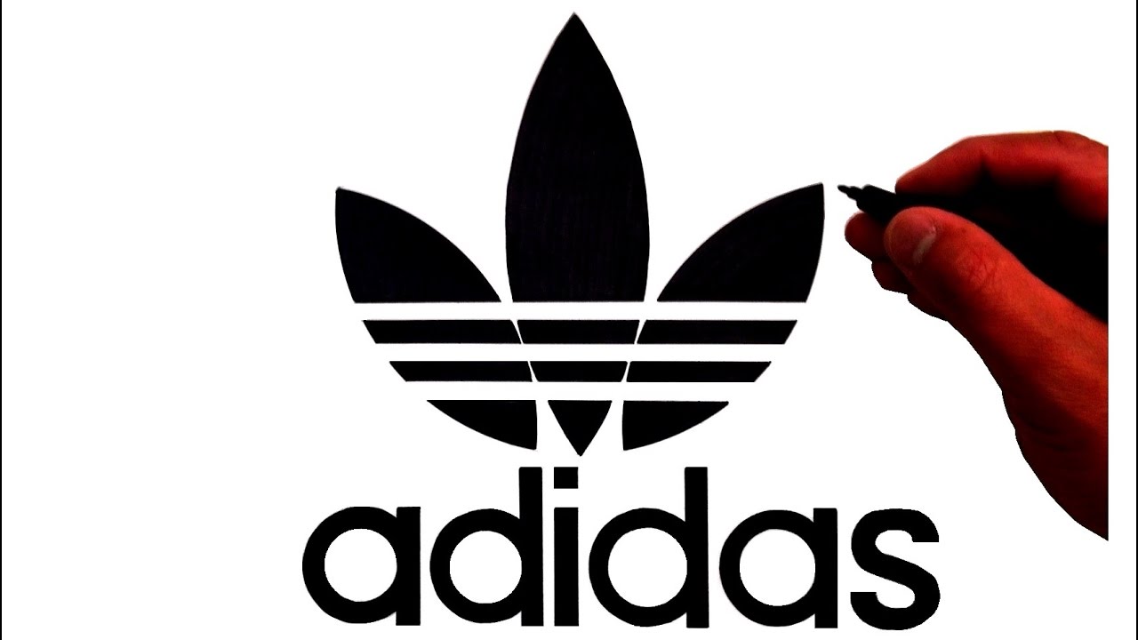 1280x720 How To Draw The Original Adidas Trefoil Logo