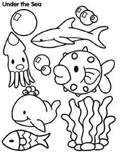 Under Sea Pictures For Drawing