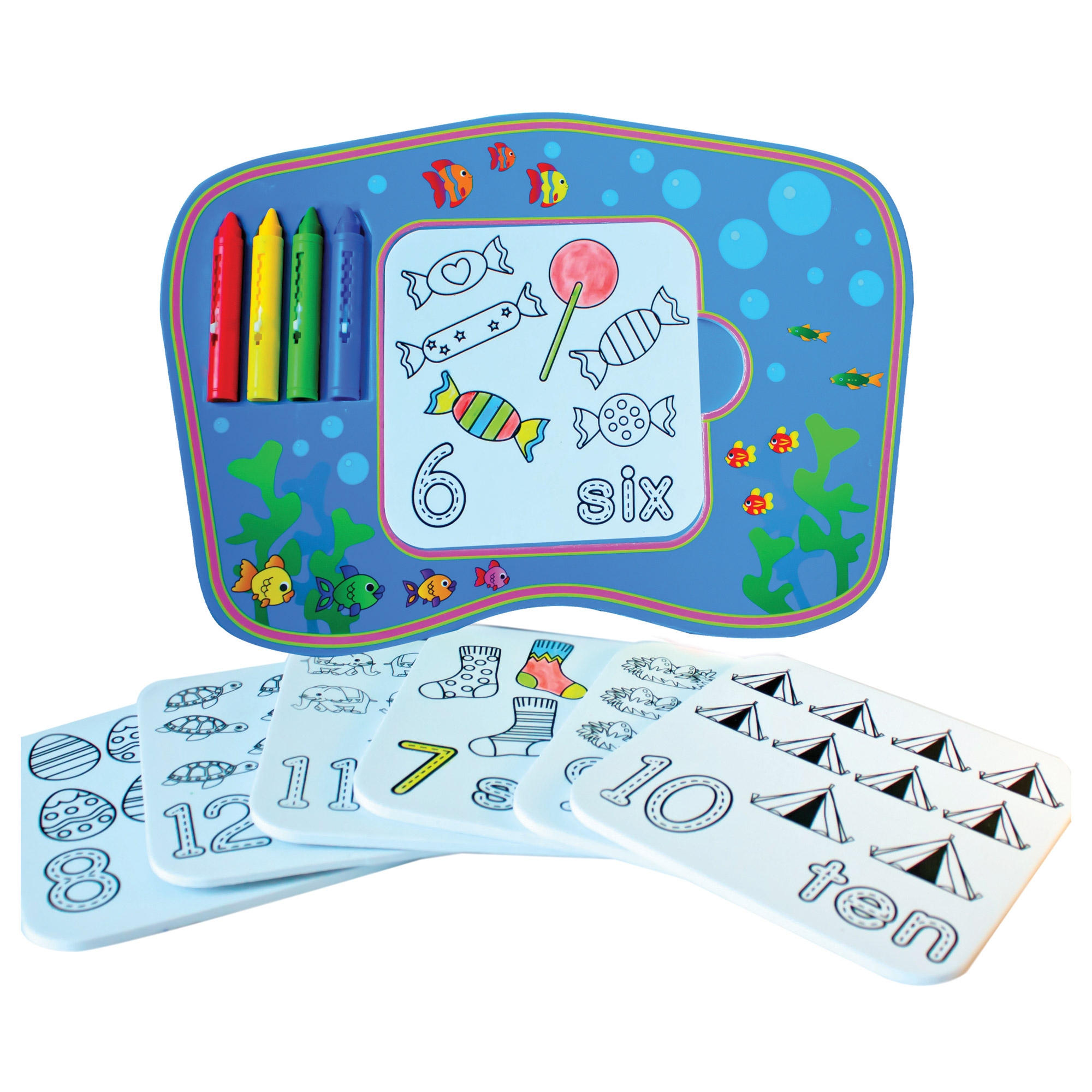 2000x2000 Under Sea Fun Numbers Drawing Board