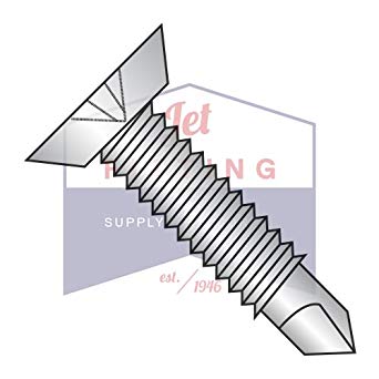342x342 self drilling screws, machine screw thread, phillips, flat