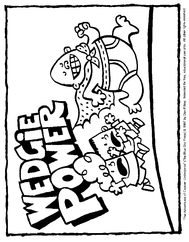 744x950 Captain Underpants Coloring Pages