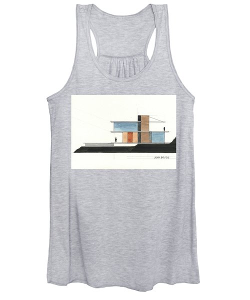 500x600 Technical Drawing Women's Tank Tops Fine Art America