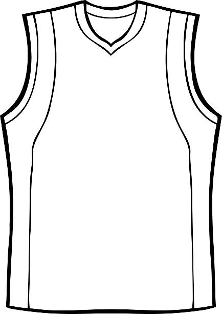 434x612 Collection Of Free Jersey Clipart Drawn Basketball Amusement