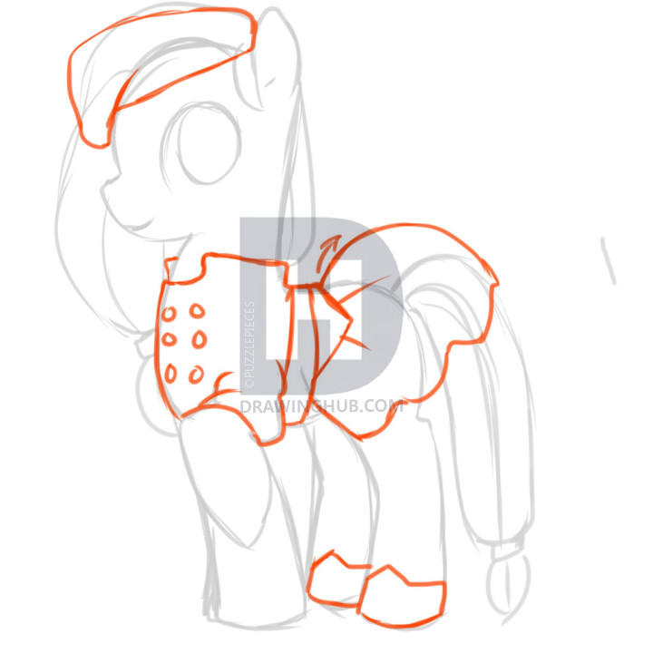 720x720 How To Draw My Little Pony, Friendship Is Magic Style, Step