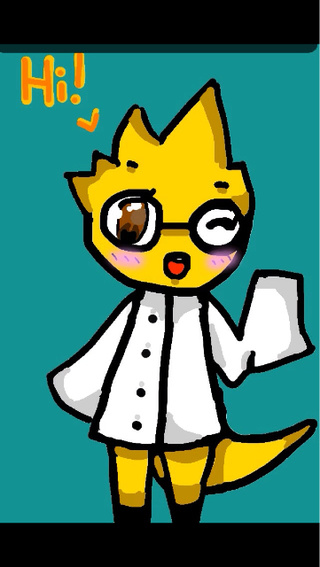 320x567 alphys from undertale!! this is one of my better undertale