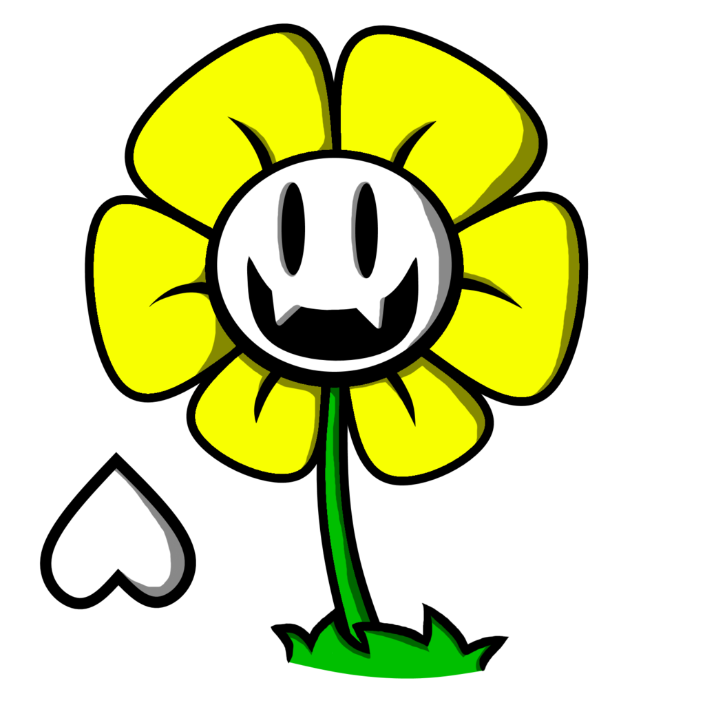 1024x1024 Collection Of Free Undertale Drawing Flowy Download On Ui Ex