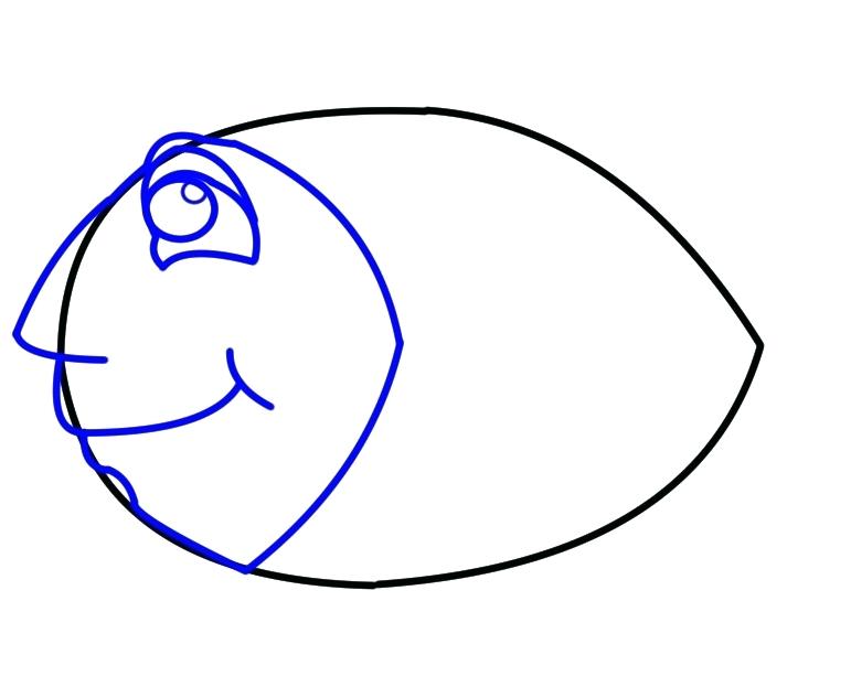 771x623 Fish Cartoon Drawing Uploaded Months Ago Fish Cartoon Drawing