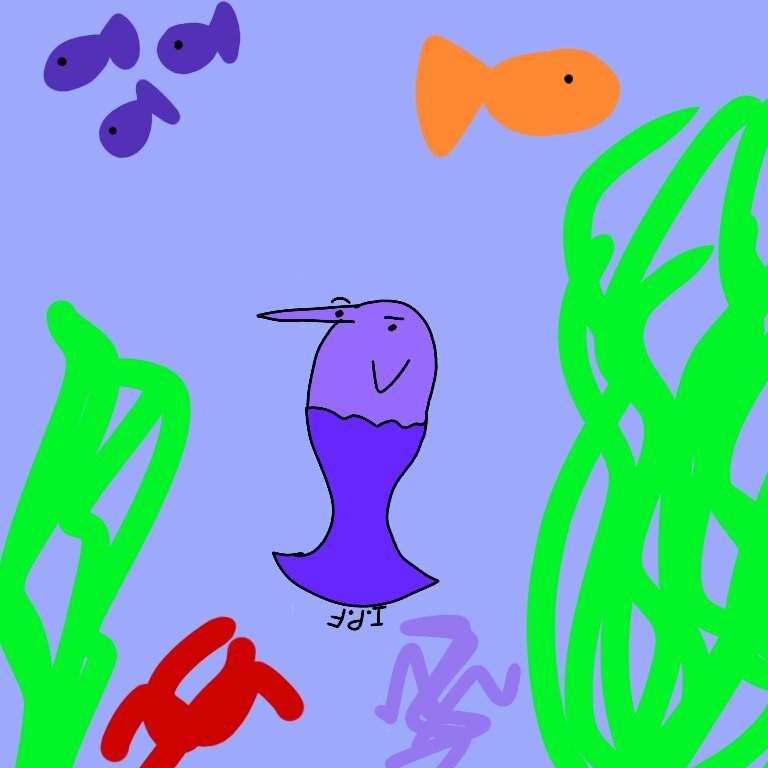 768x768 Me Underwater Drawing Animal Amino