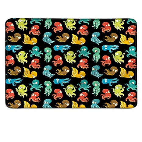 466x466 Octopus Personalized Mouse Pad Octopus Cartoon