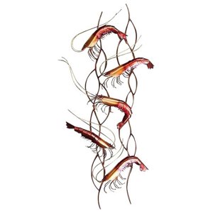 300x300 Fashionable Underwater Fish Scene Multicolored Wall Art Accent