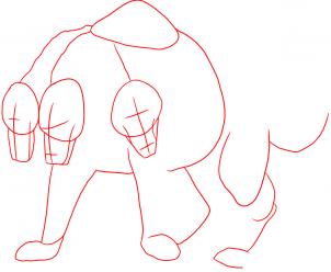 302x248 Draw Cerberus, Step