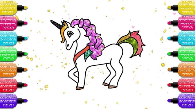 672x378 coloring pages excelent unicorn kids coloring kids coloring