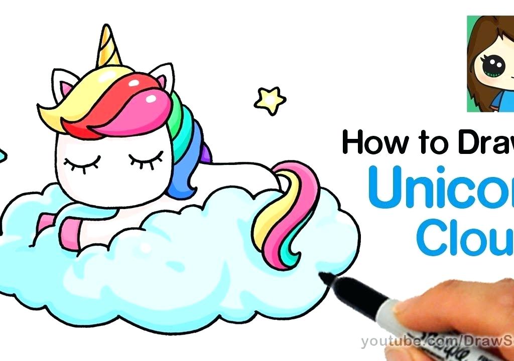 1024x720 Simple Unicorn Drawing