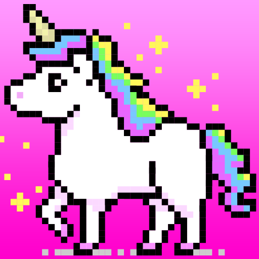 512x512 No Unicorn Drawing