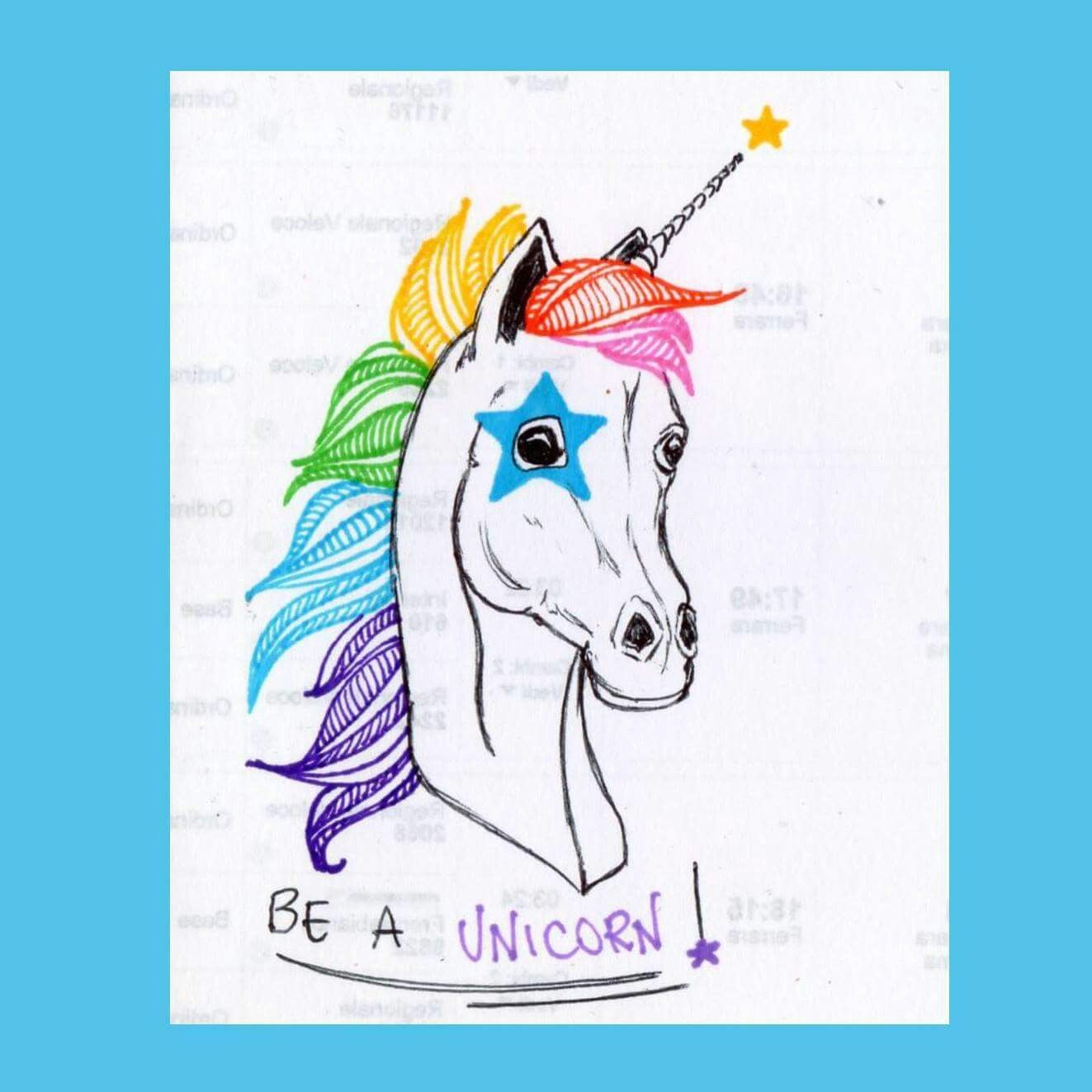 1323x1323 Phantasy Unicorn! Fast Draw