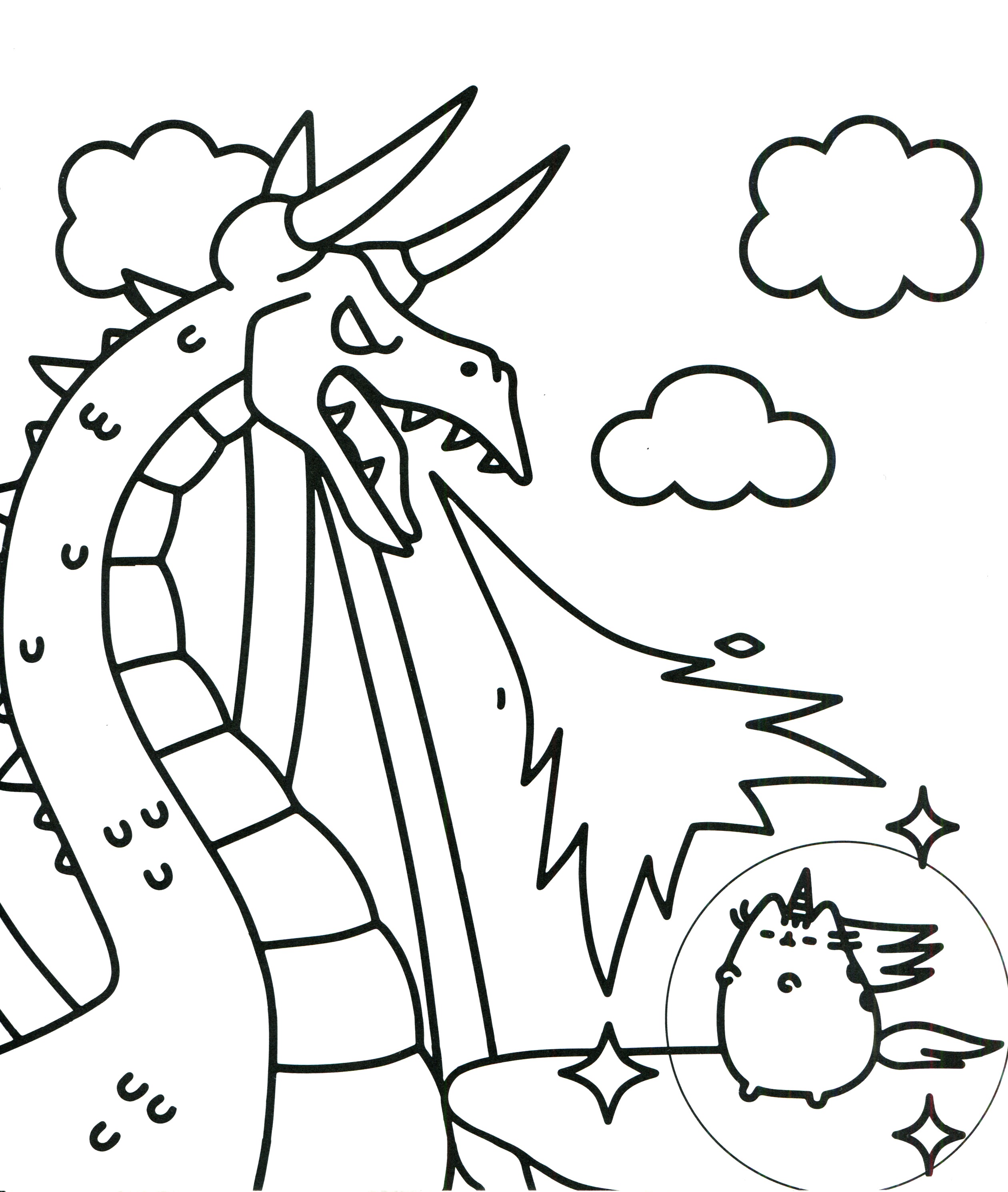 2520x2981 Kawaii Coloring Pages Free New Extraordinary In Unicorn