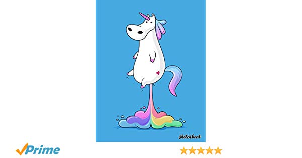 600x315 Sketchbook Cute Funny Unicorn Kawaii Sketchbook For Girls Unicorn