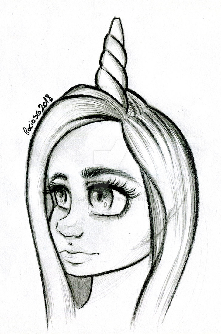 727x1099 Unicorn Girl