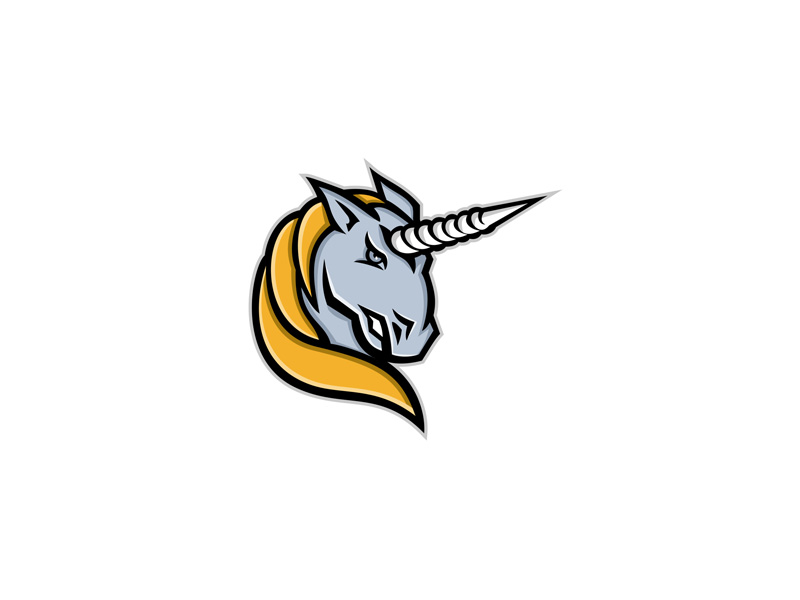 800x600 Unicorn Head Mascot
