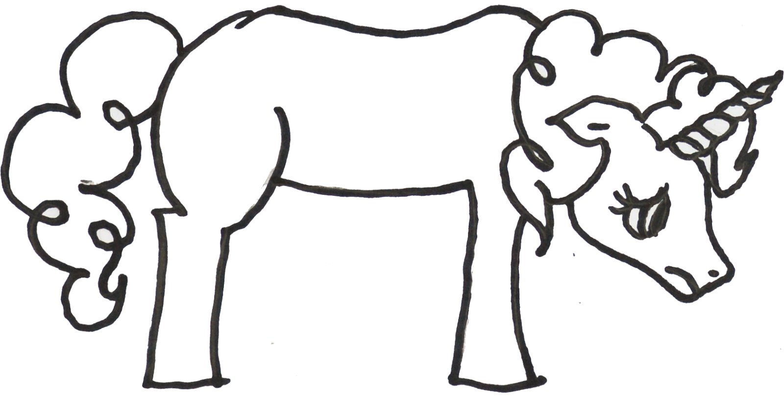 1600x819 Drawing Unicorns Easy Transparent Png Clipart Free Download