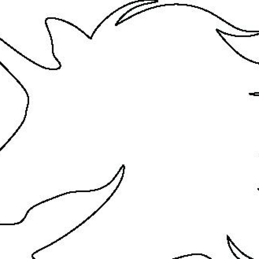 1024x1024 Unicorn Head Outline Book Clipart House Clipart Online Download