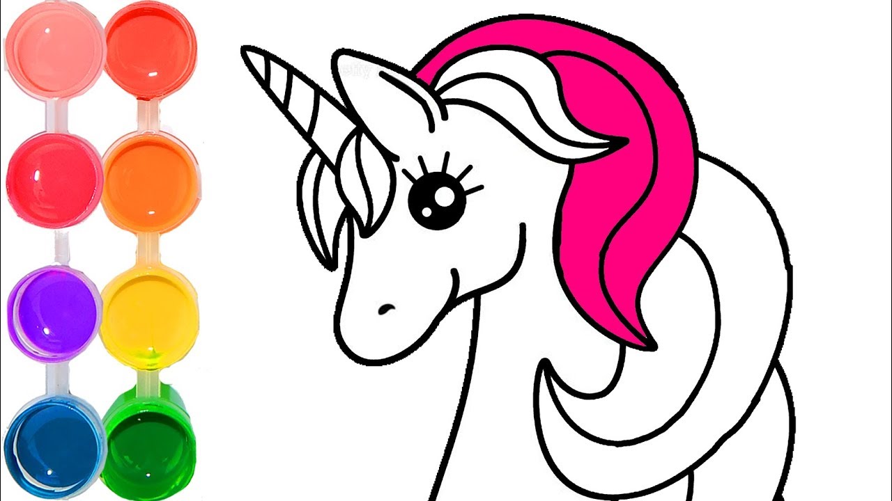 Unicorn Line Drawing | Free download on ClipArtMag