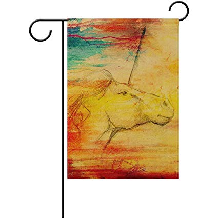 425x425 Starophi Wintage Unicorn Colorful Pencil Drawing