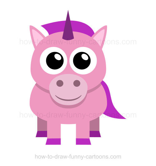 500x530 How To Draw A Unicorn