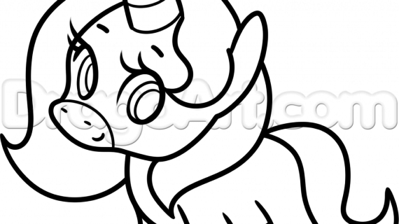 570x320 Fluffy Unicorn Clip Art Step