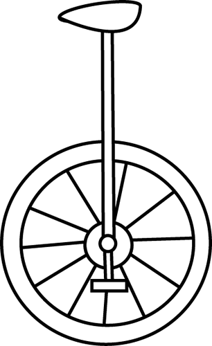 306x500 Unicycle Cliparts