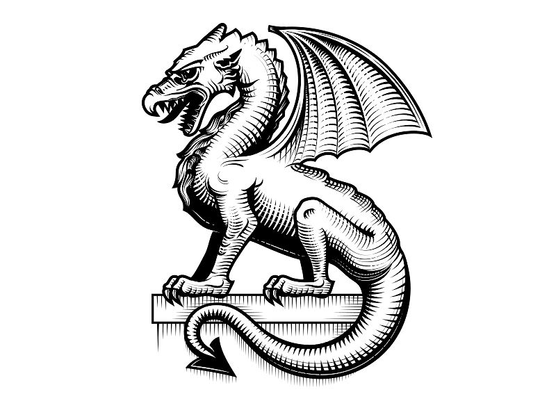 800x600 Union Dragon Design Illustration