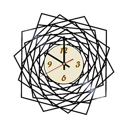 425x425 La Bella Casa Hypno Art Vinyl Wall Clock