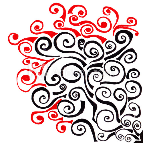 500x500 unique, abstract pattern made with unique drawings and sketches