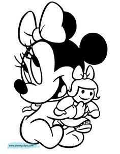 236x301 Baby Minnie Mouse Coloring Pages Unique Baby Mickey Mouse Drawings
