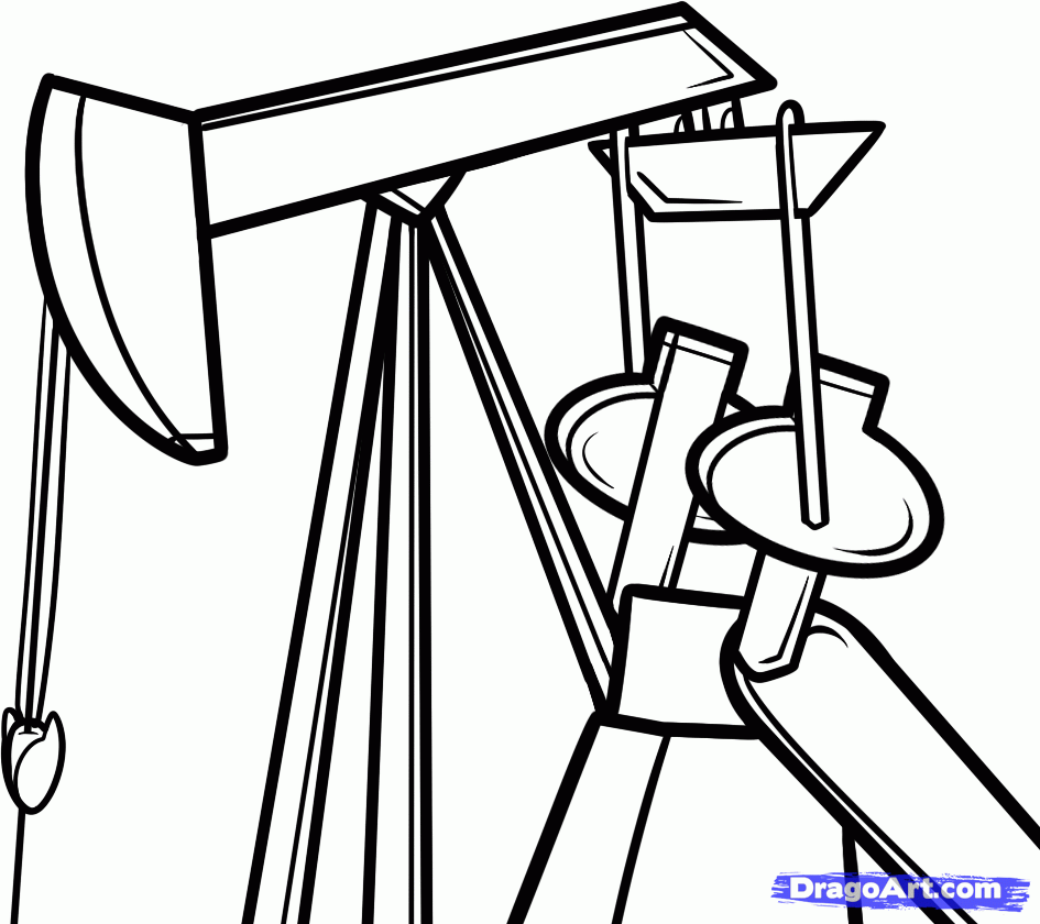 945x840 draw an oilfield, oilfield, step