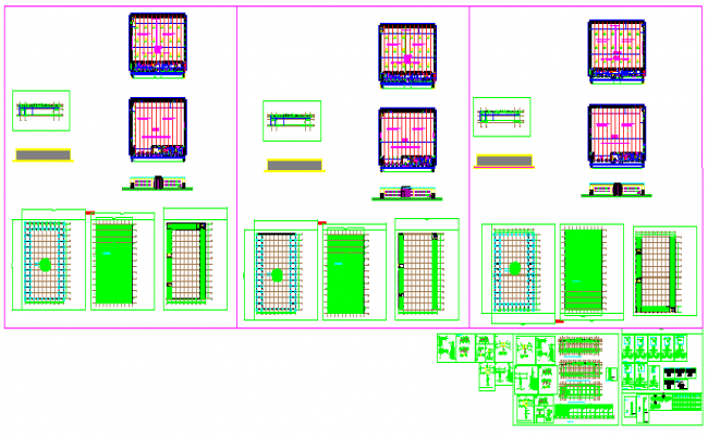 650x400 Industrial Unit Plan Design Drawing