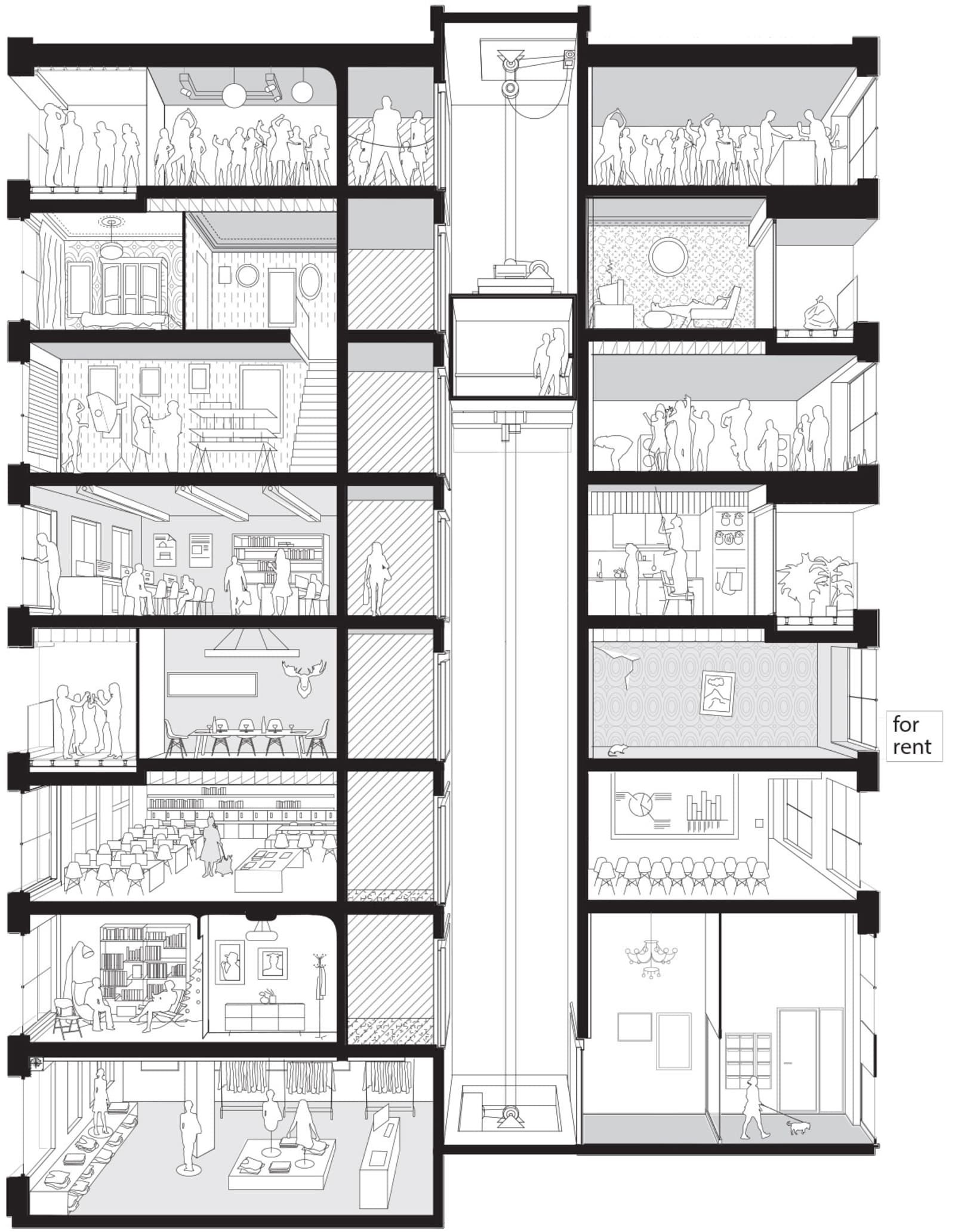 1600x2063 lan architecture, julien lanoo housing units saussure art