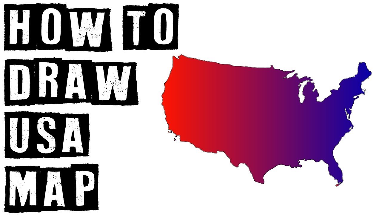1280x720 How To Draw United States Of America